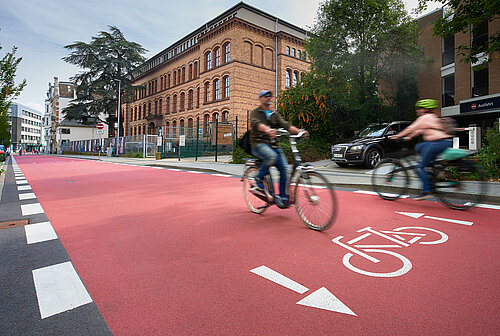 Erweiterung der Radstraße Aachen